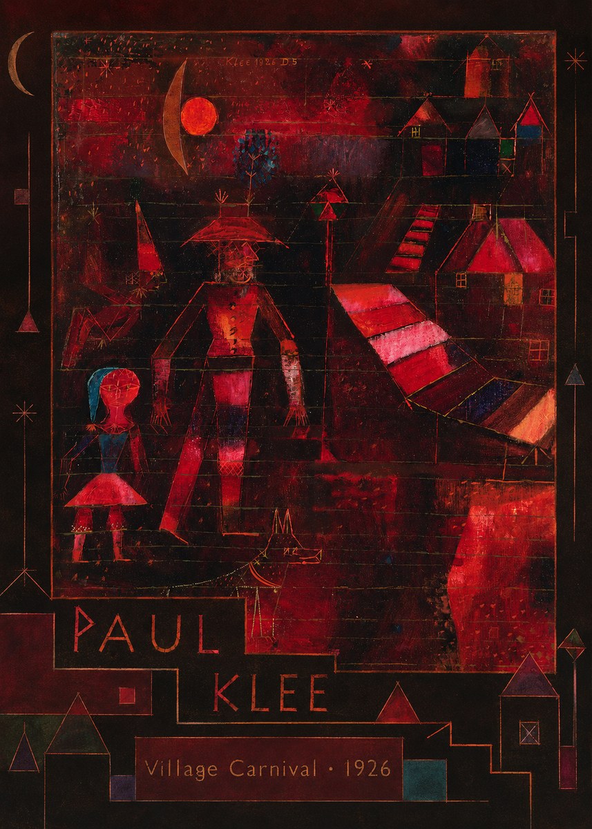 Paul Klee Village Carnival No5 - Plakat