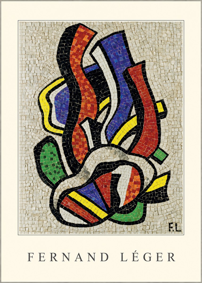 Fernand Léger Abstract Mosaic No2 - Plakat