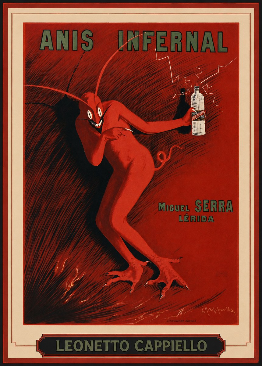 Leonetto Cappiello Anis Infernal II No1 - Plakat