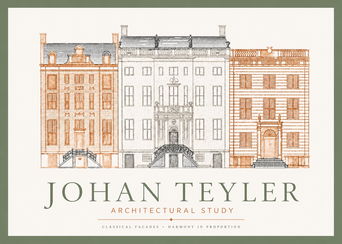 Johan Teyler Architectural Study I No3 - Plakat