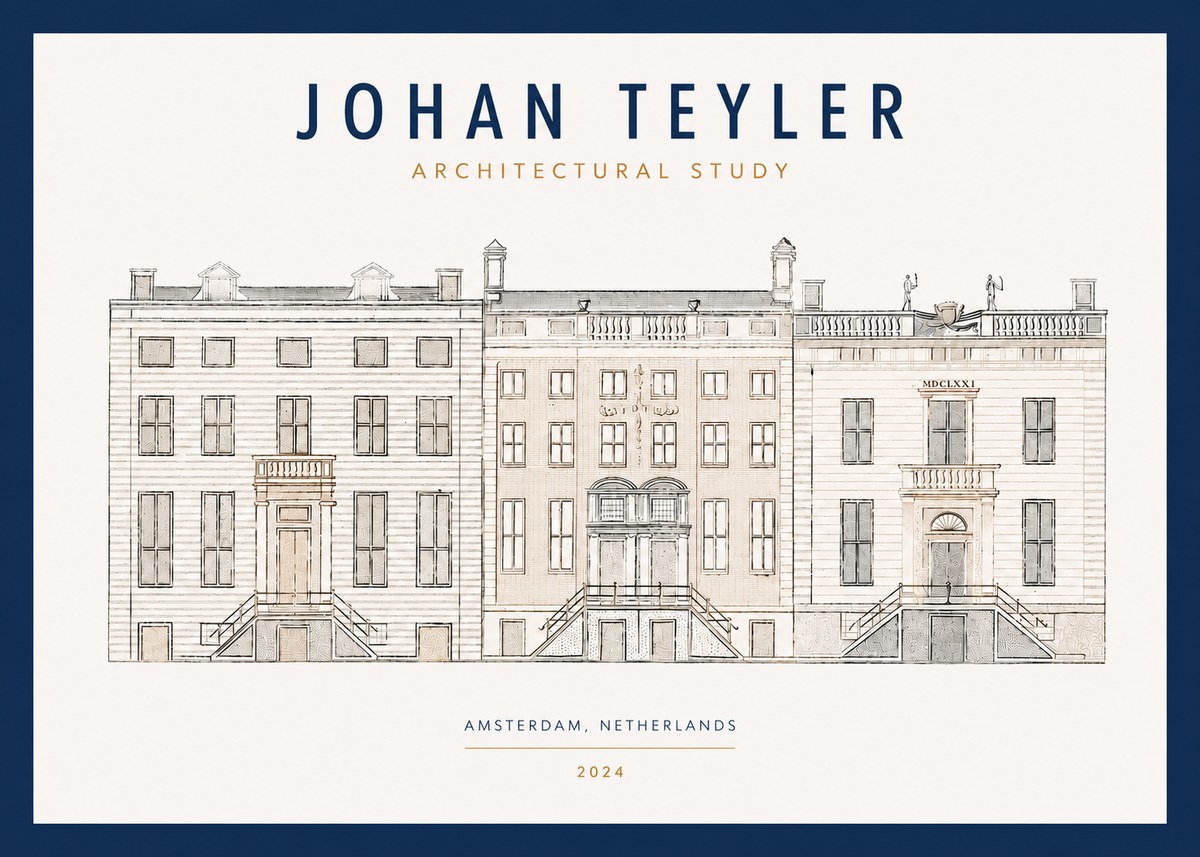 Johan Teyler Architectural Study II No3 - Plakat