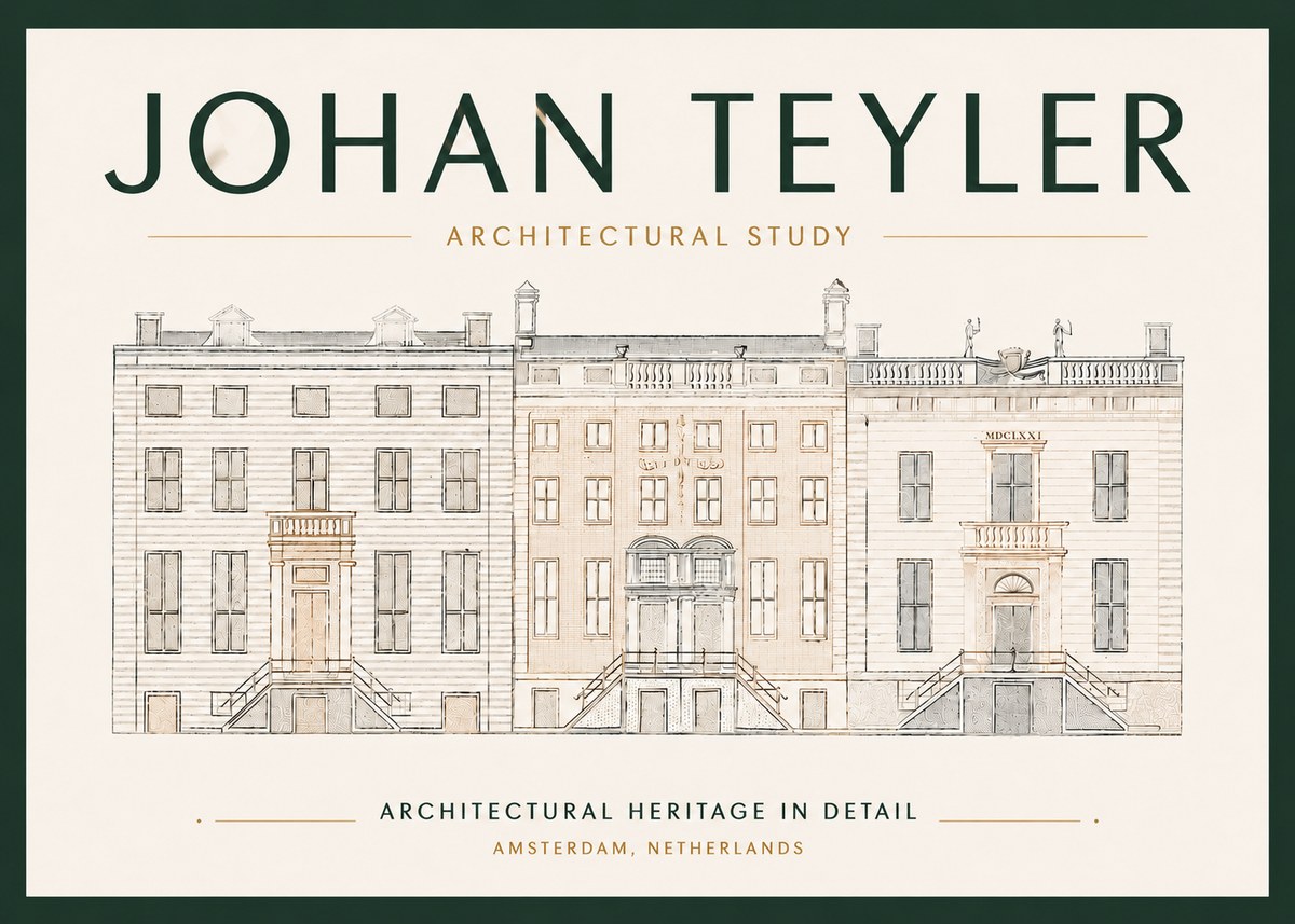 Johan Teyler Architectural Study II No4 - Plakat