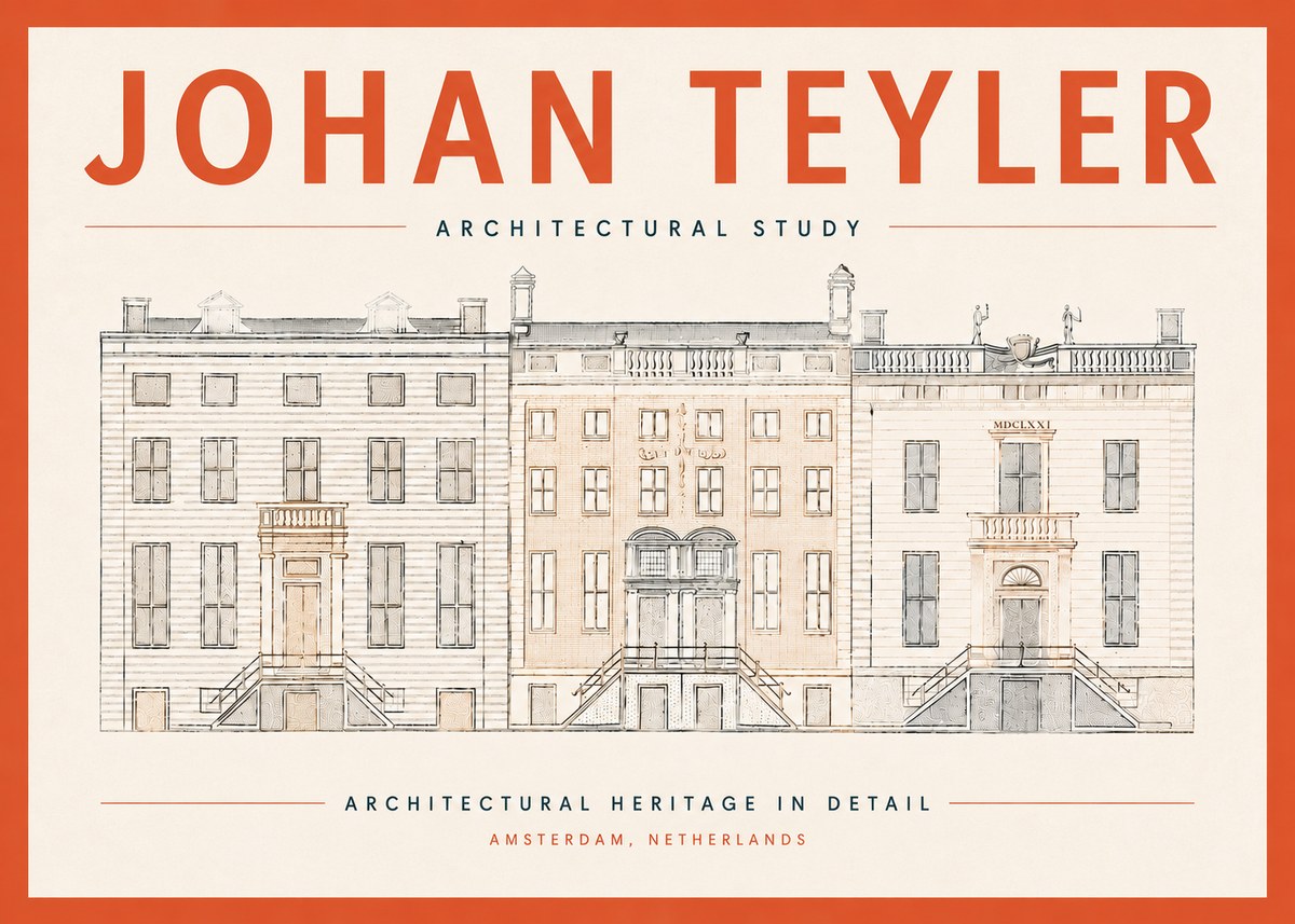 Johan Teyler Architectural Study II No5 - Plakat