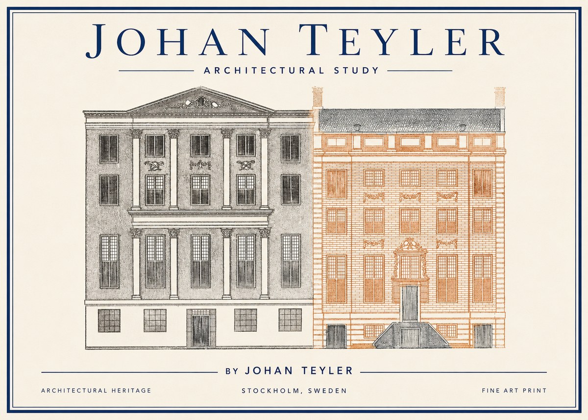 Johan Teyler Architectural Study III No1 - Plakat