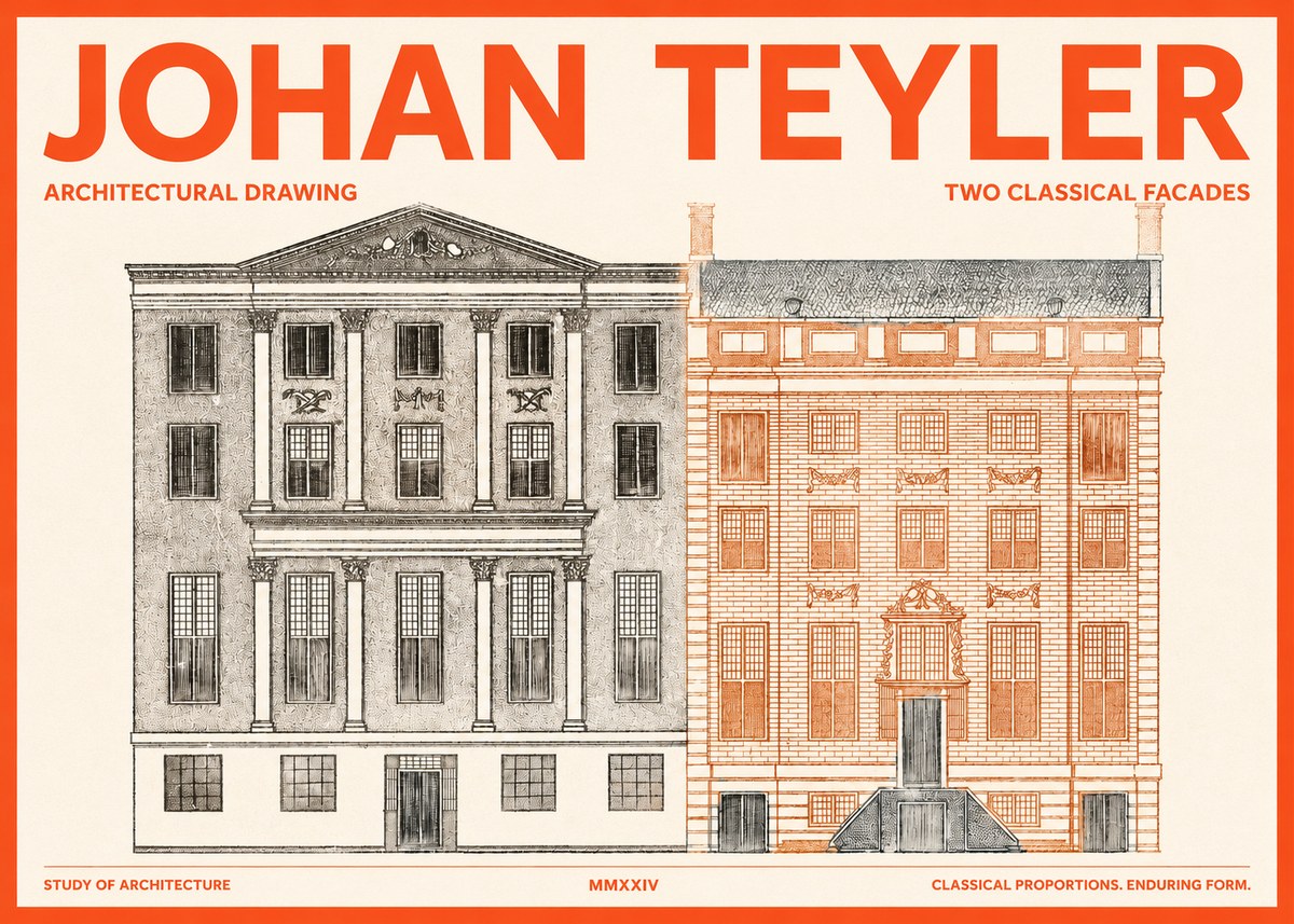 Johan Teyler Architectural Study III No6 - Plakat