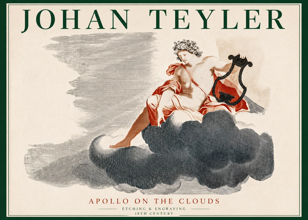 Johan Teyler Apollo on the Clouds No4 - Plakat