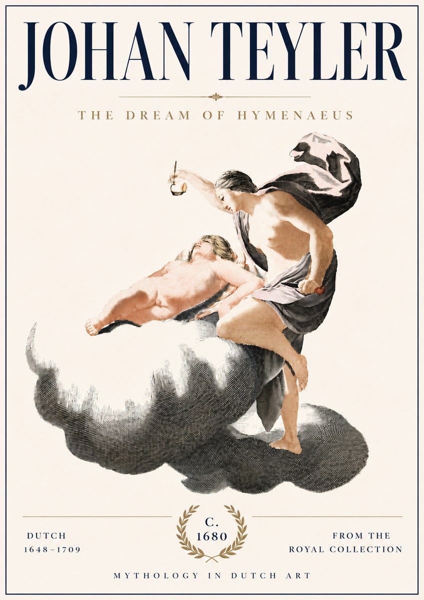 Johan Teyler The Dream of Hymenaeus No6 - Plakat