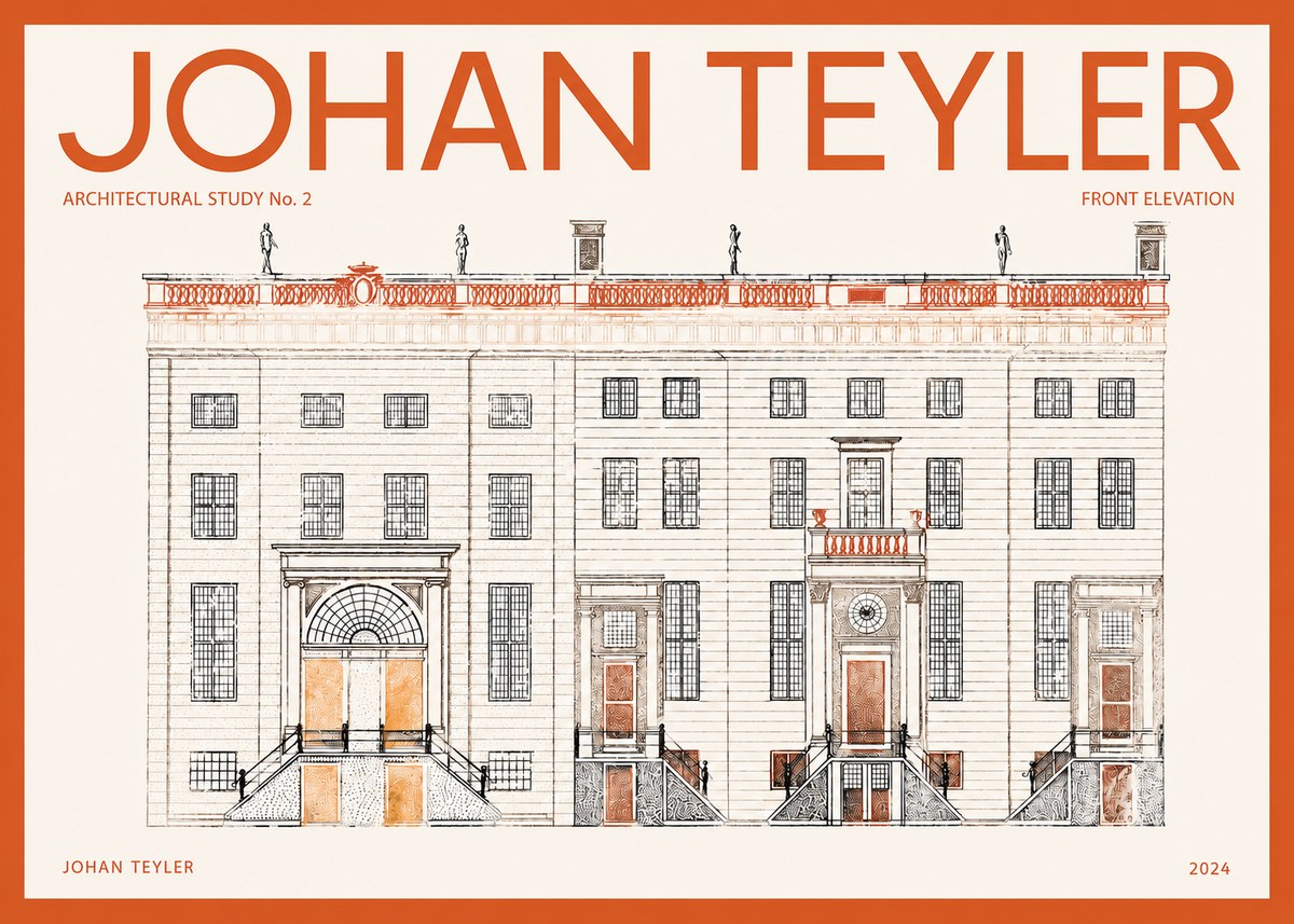 Johan Teyler Architectural Study VI No3 - Plakat