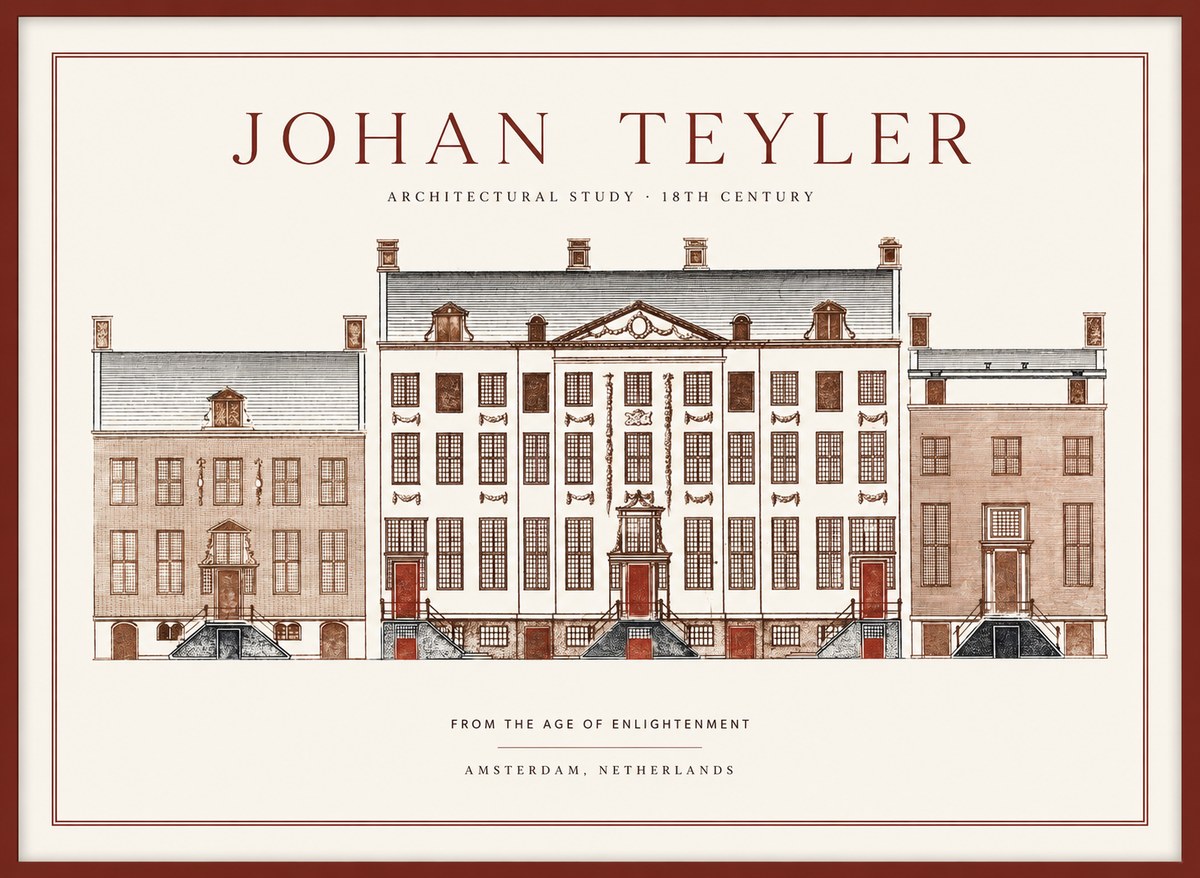 Johan Teyler Architectural Study VII No1 - Plakat