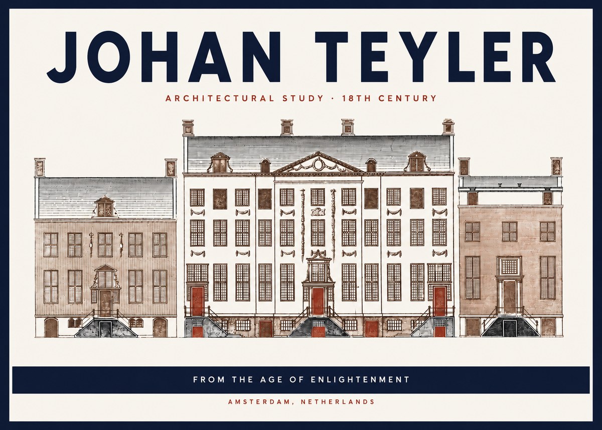 Johan Teyler Architectural Study VII No3 - Plakat