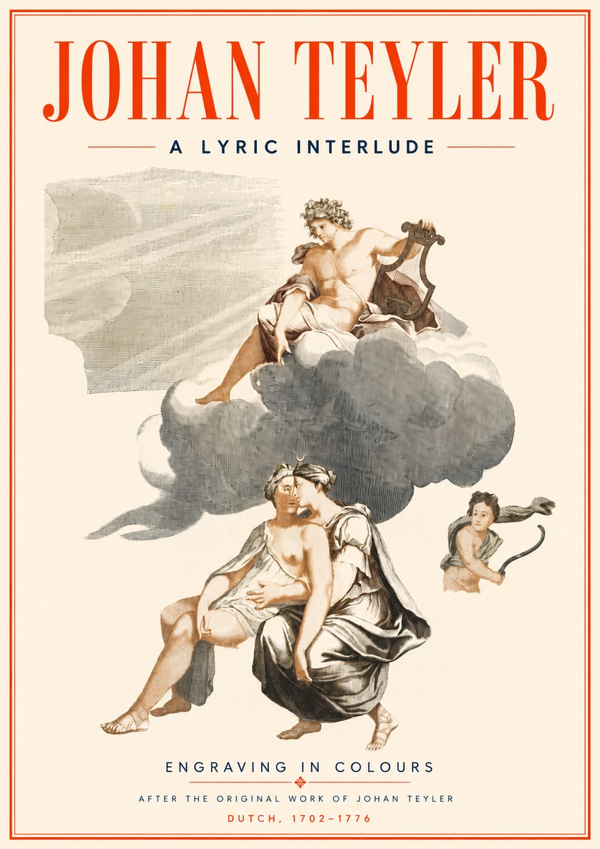 Johan Teyler Allegory of Music and Love No6 - Plakat
