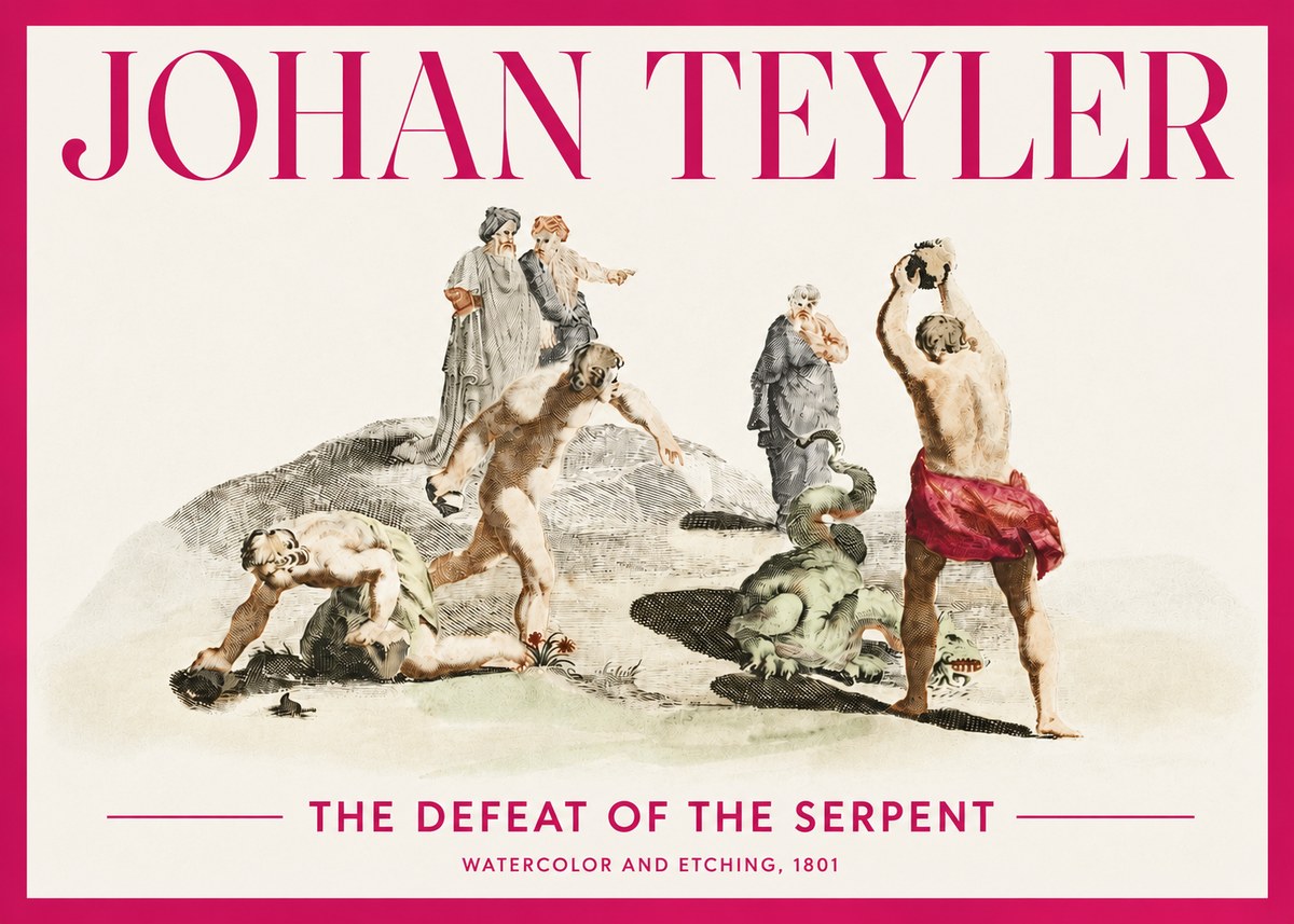 Johan Teyler Study of Ulysses and Polyphemus No4 - Plakat