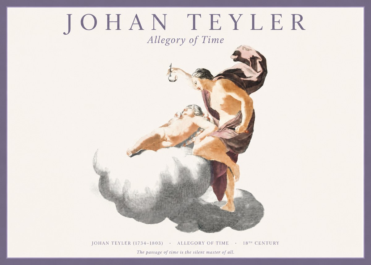 Johan Teyler Allegory of Time No1 - Plakat