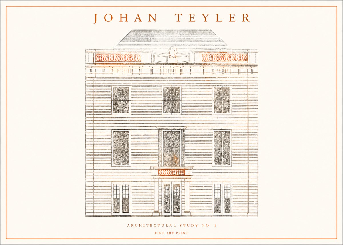 Johan Teyler Architectural Study No. 1 II No1 - Plakat