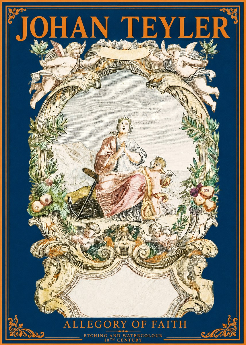 Johan Teyler Allegory of Faith No2 - Plakat