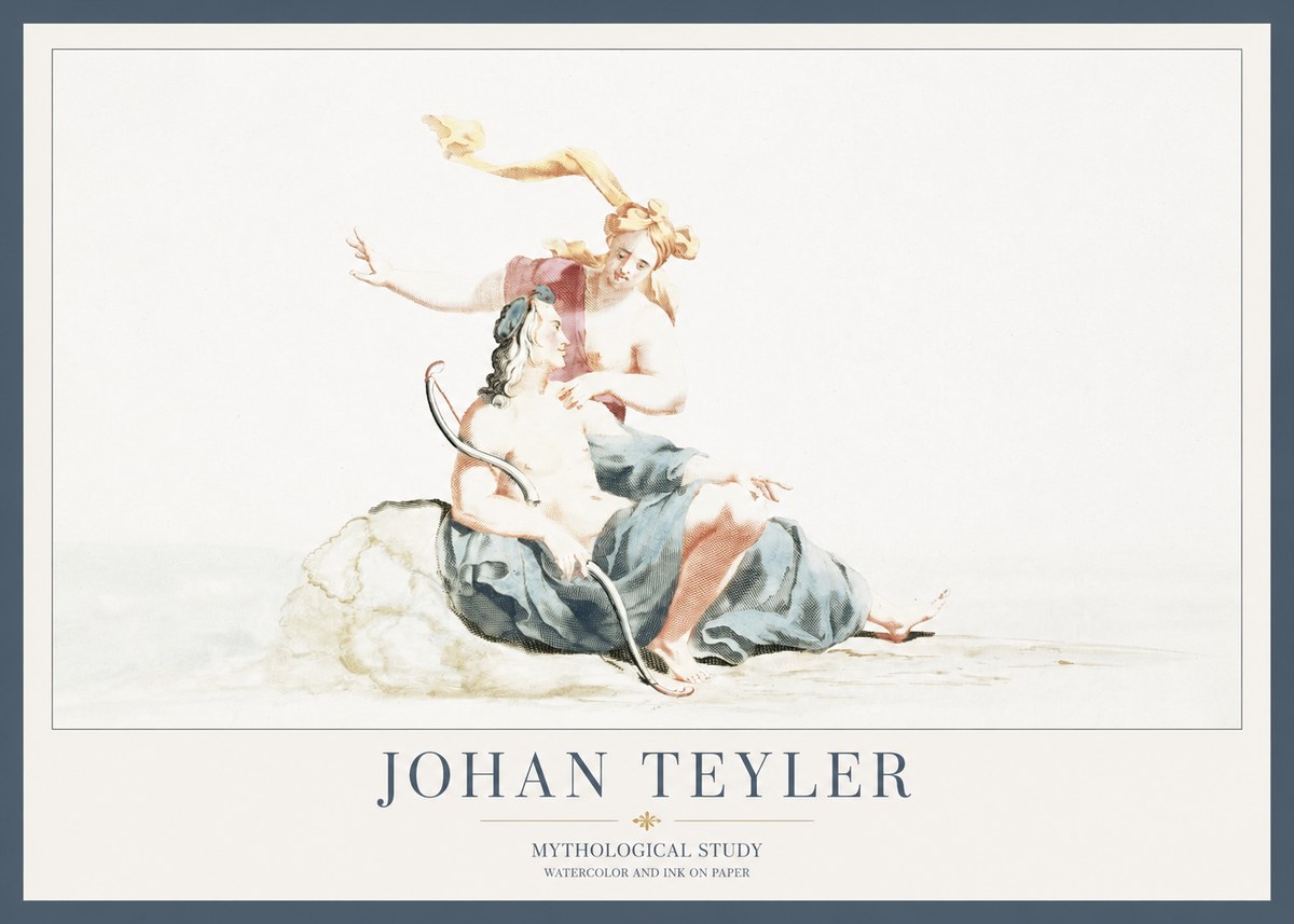 Johan Teyler Mythological Study No2 - Plakat