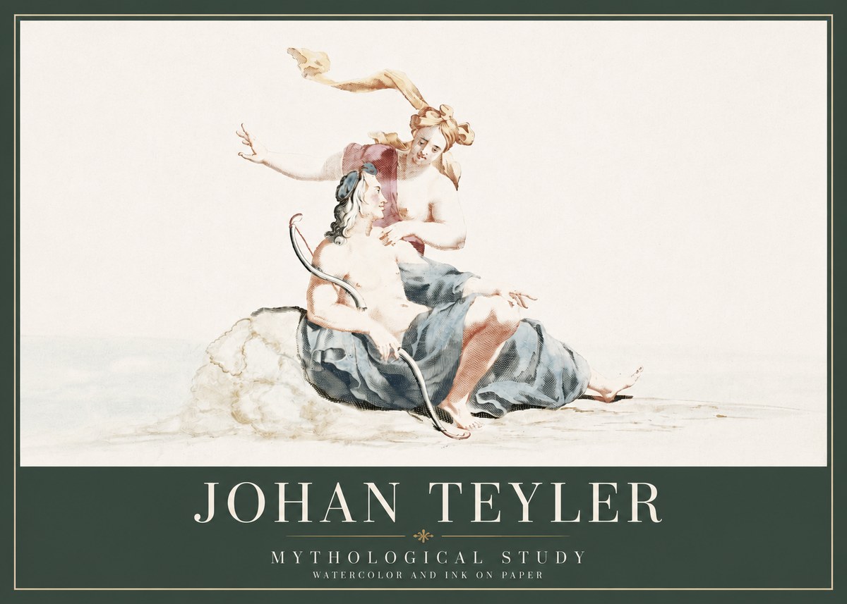 Johan Teyler Mythological Study No3 - Plakat