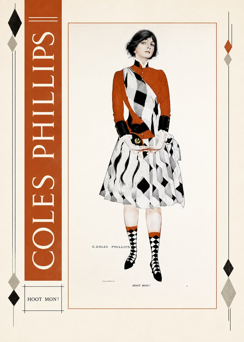 Coles Phillips Hoot Mon! No2 - Plakat