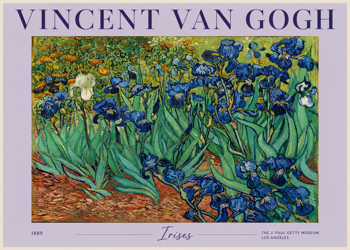 Van Gogh Irises I No2 - Plakat