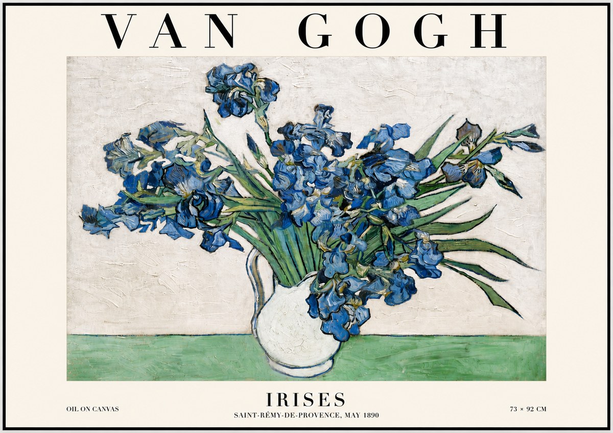 Van Gogh Irises II No6 - Plakat
