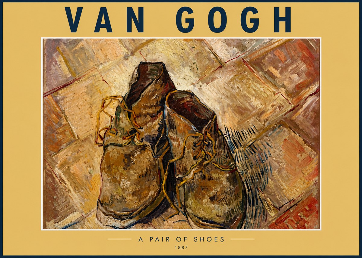 Van Gogh A Pair of Shoes No2 - Plakat