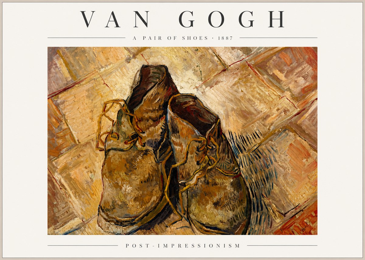 Van Gogh A Pair of Shoes No3 - Plakat
