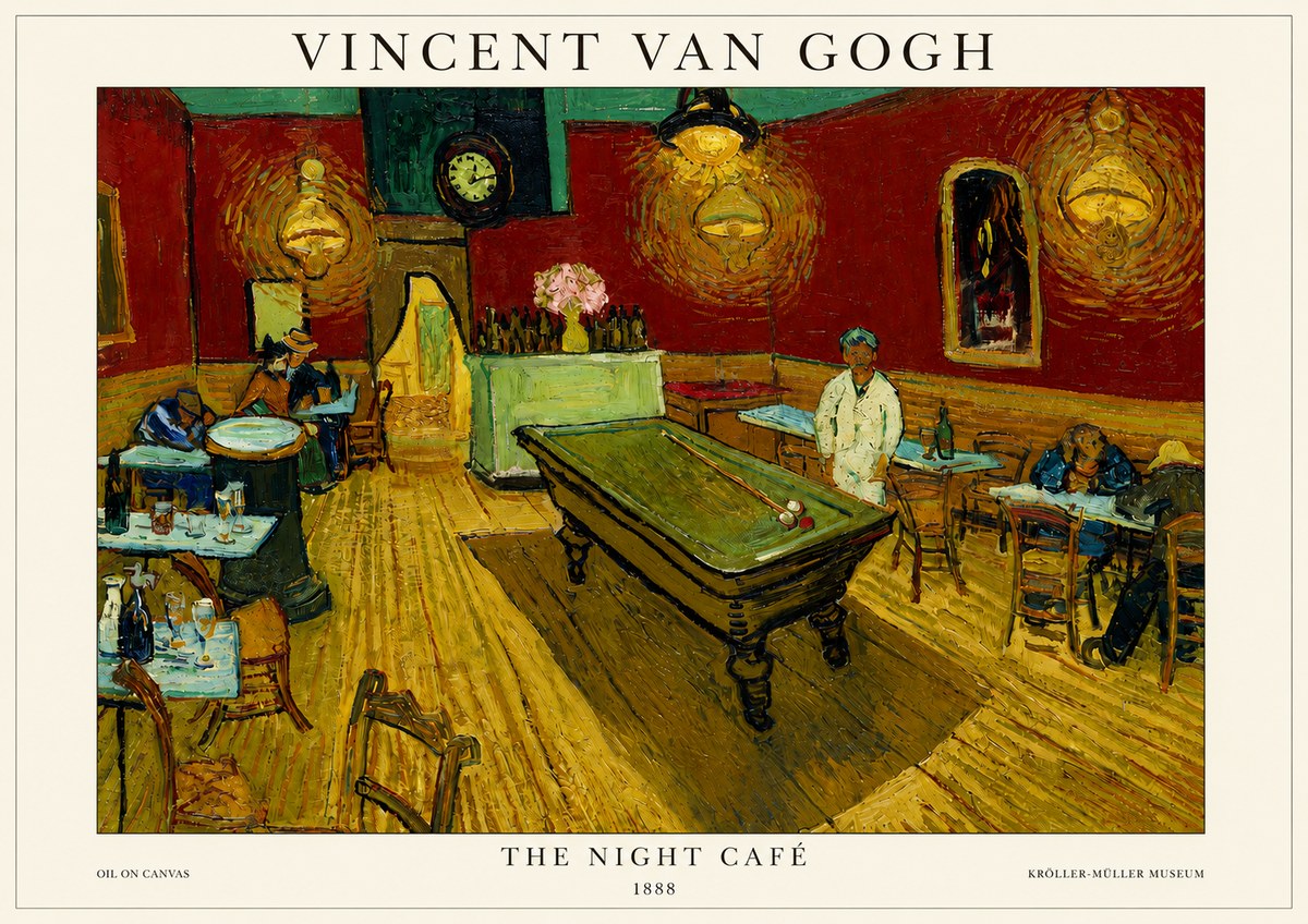 Van Gogh The Night Café II No3 - Plakat