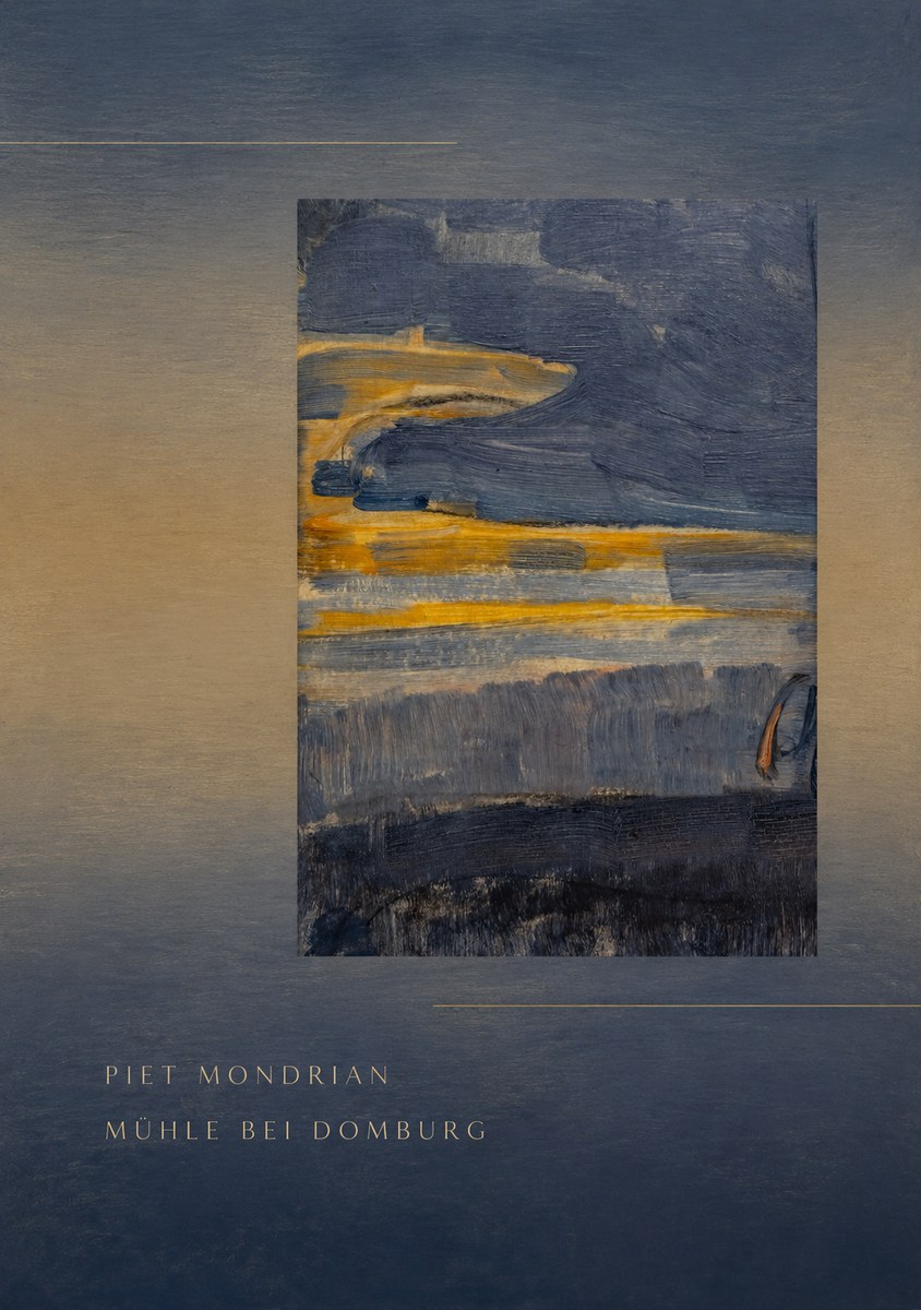 Piet Mondrian Mühle Bei Domburg No6 - Plakat