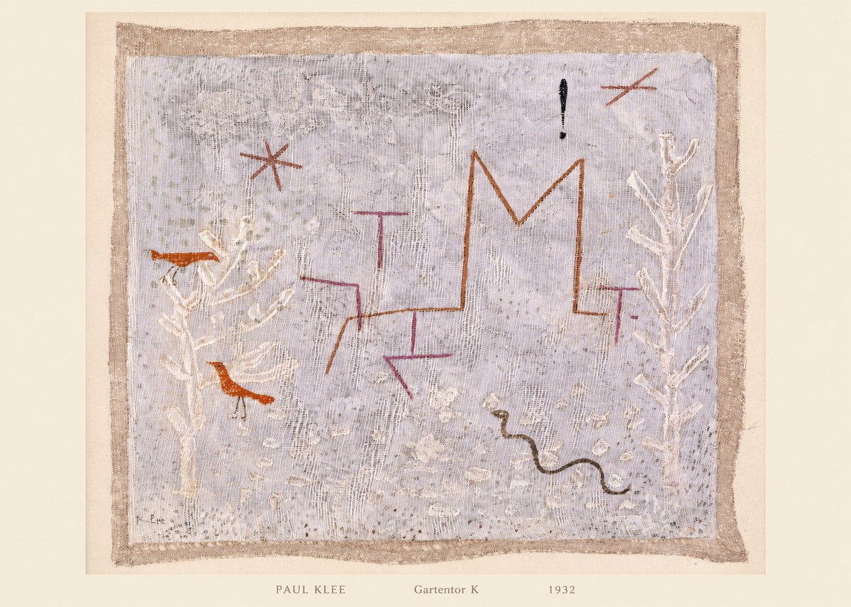Paul Klee Gartentor K No5 - Plakat