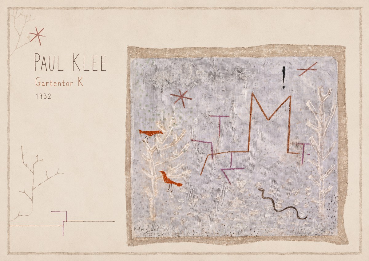 Paul Klee Gartentor K No6 - Plakat