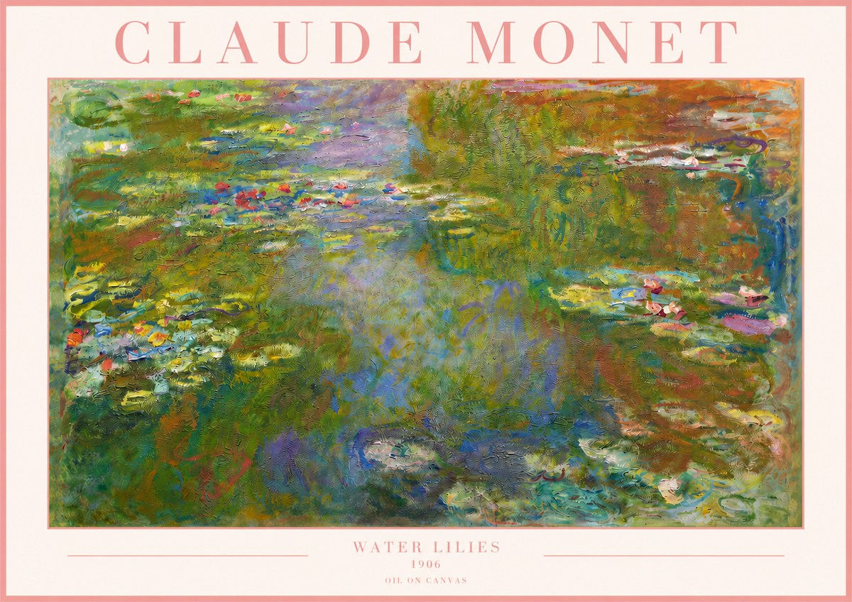 Monet Water Lilies III No3 - Plakat
