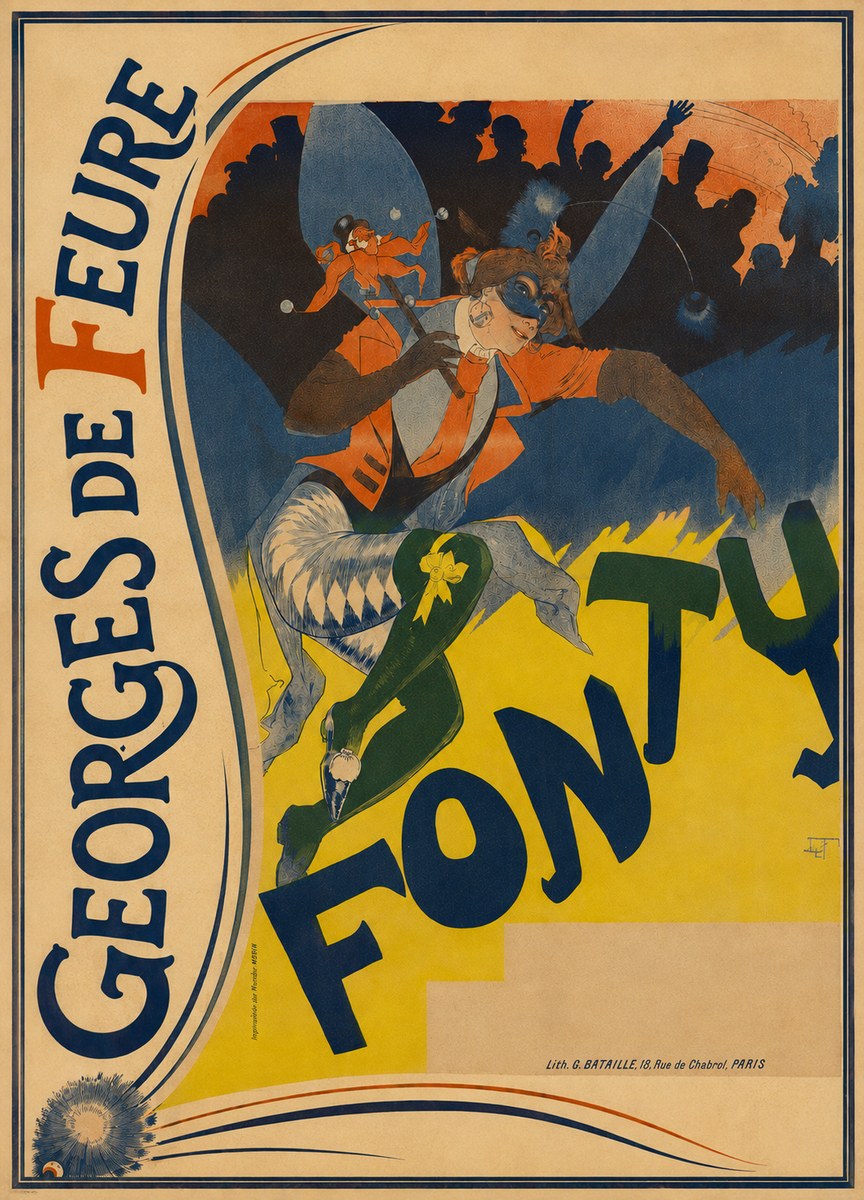 Georges de Feure Gonty No4 - Plakat