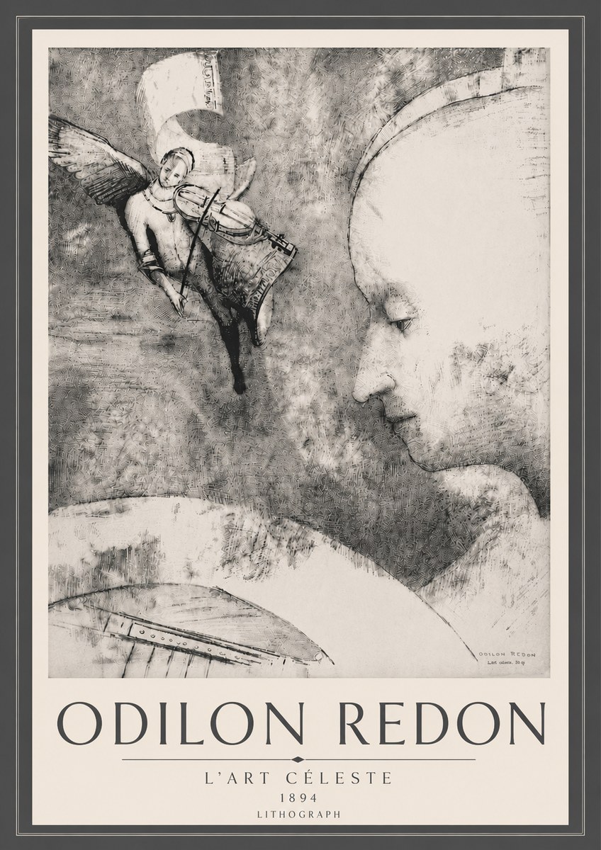 Odilon Redon L'art Céleste No6 - Plakat