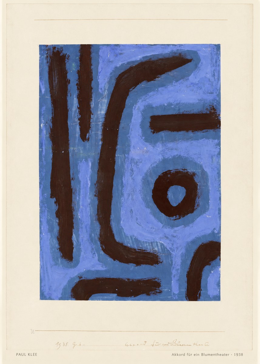 Paul Klee Akkord Für Ein Blumentheater No6 - Plakat