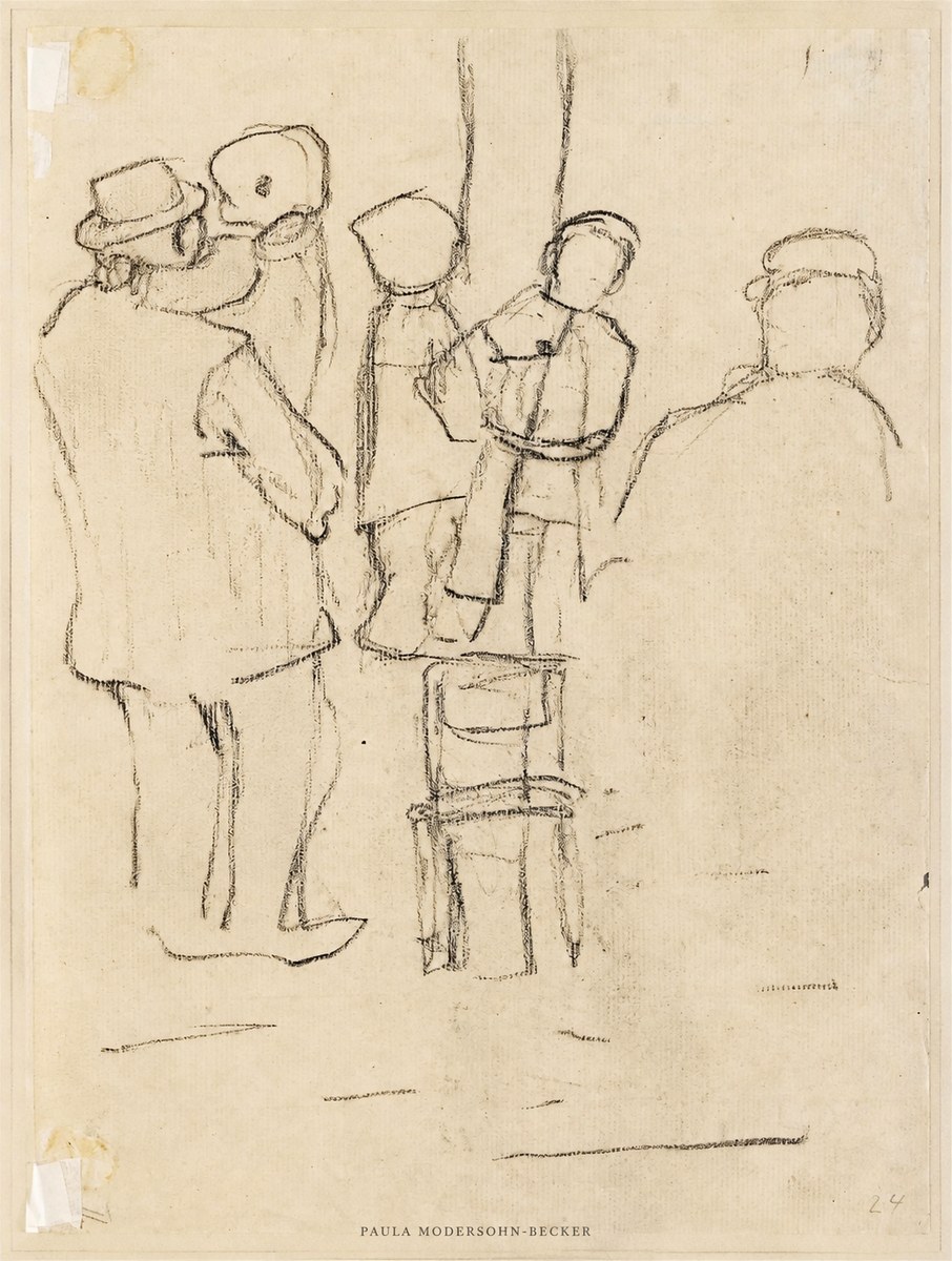 Paula Modersohn-Becker Studies of Figures No5 - Plakat