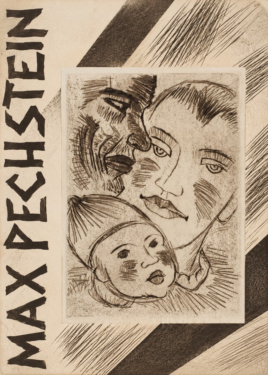 Max Pechstein Fischerfamilie No4 - Plakat