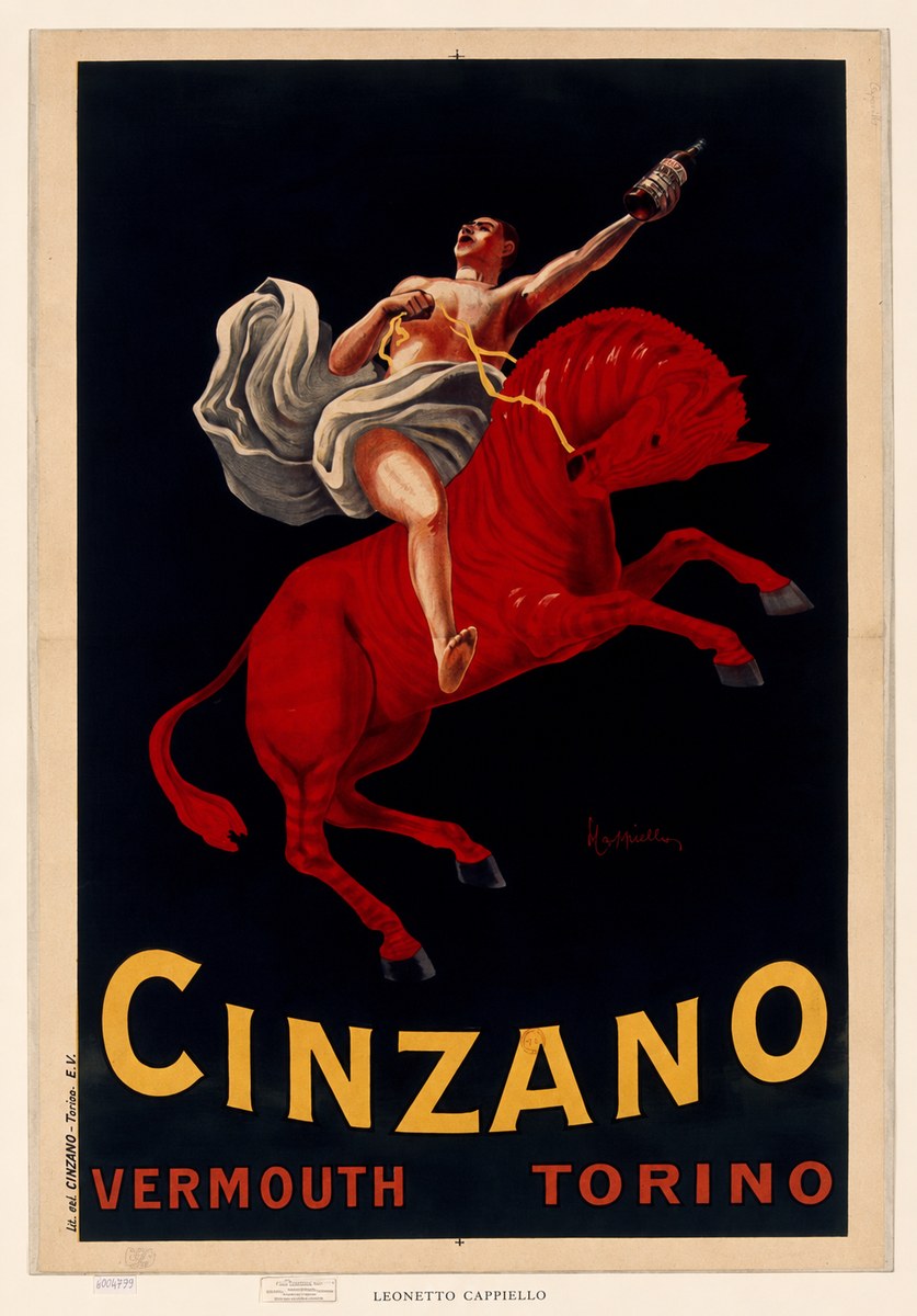 Leonetto Cappiello Cinzano Vermouth No6 - Plakat