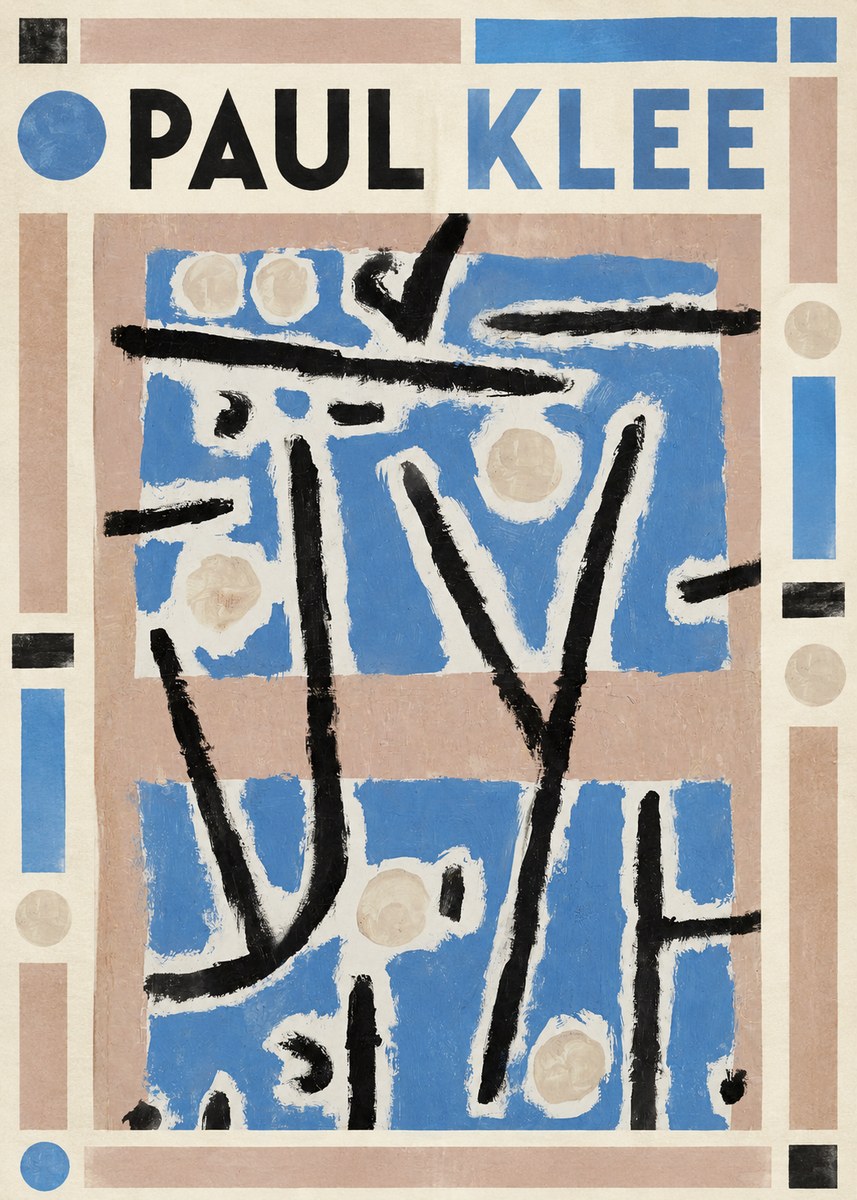 Paul Klee Abstract Geometric Composition No1 - Plakat