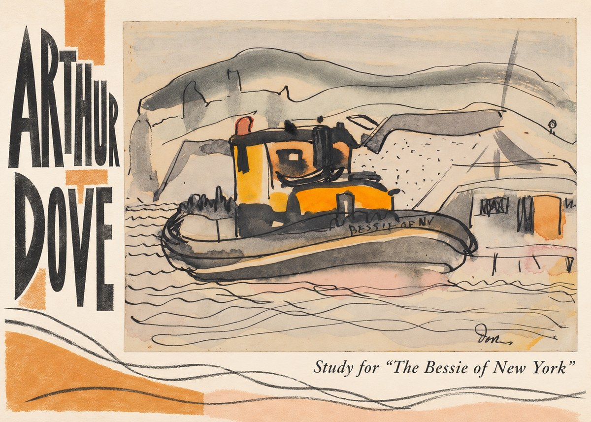 Arthur Dove Study for "the Bessie of New York" No2 - Plakat