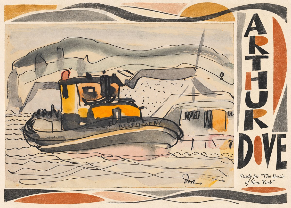 Arthur Dove Study for "the Bessie of New York" No5 - Plakat