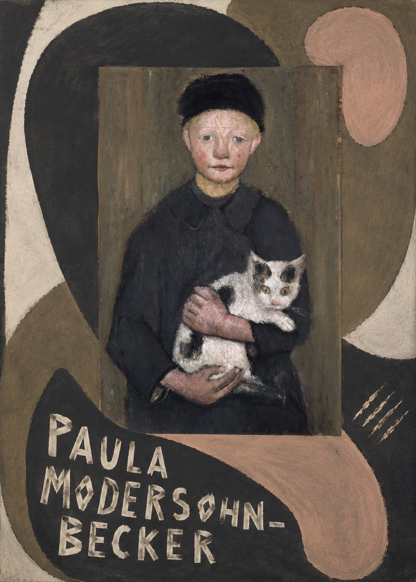 Paula Modersohn-Becker Girl with Cat No6 - Plakat