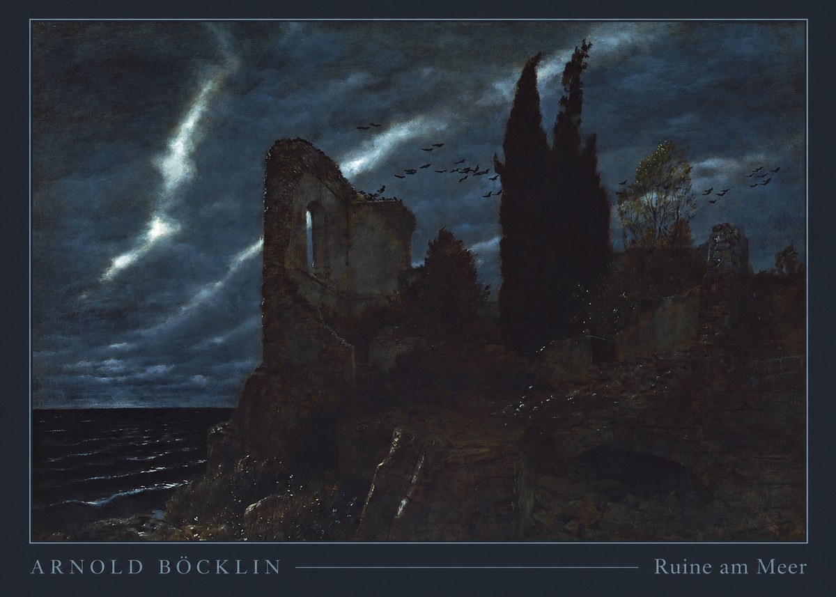 Arnold Böcklin Ruine Am Meer I No3 - Plakat