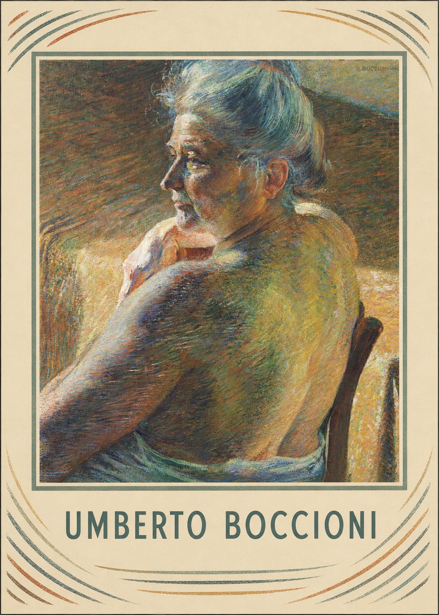 Umberto Boccioni Portrait of My Mother No1 - Plakat