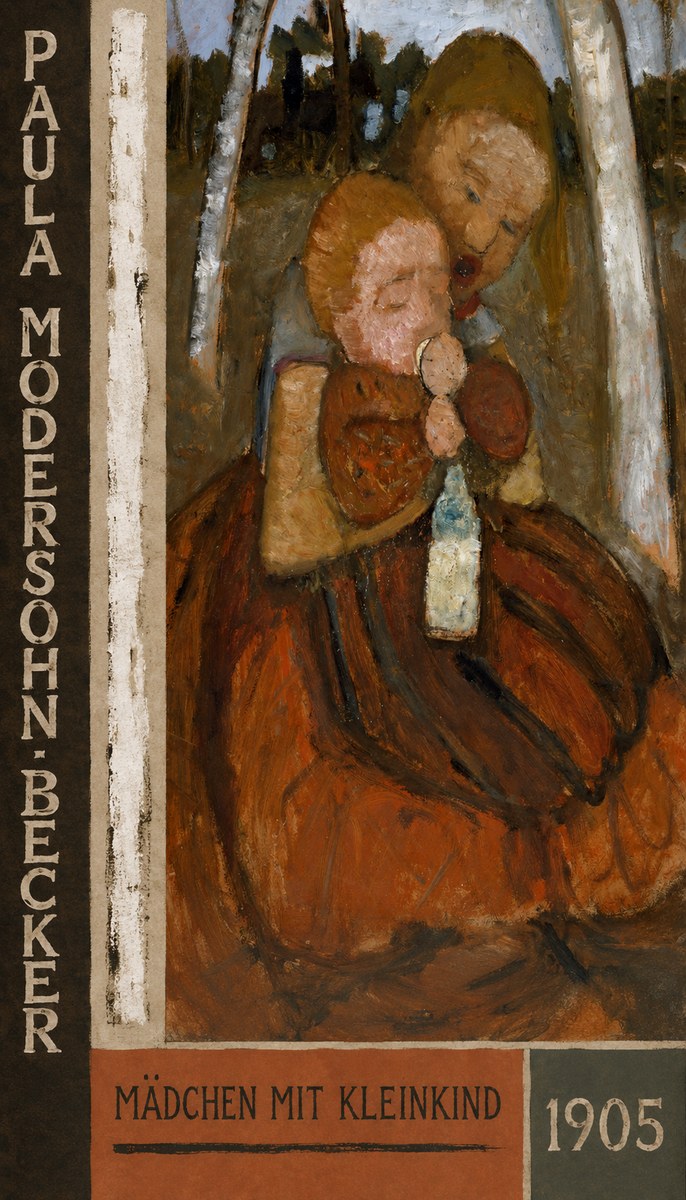 Paula Modersohn-Becker Mädchen Mit Kleinkind I No4 - Plakat