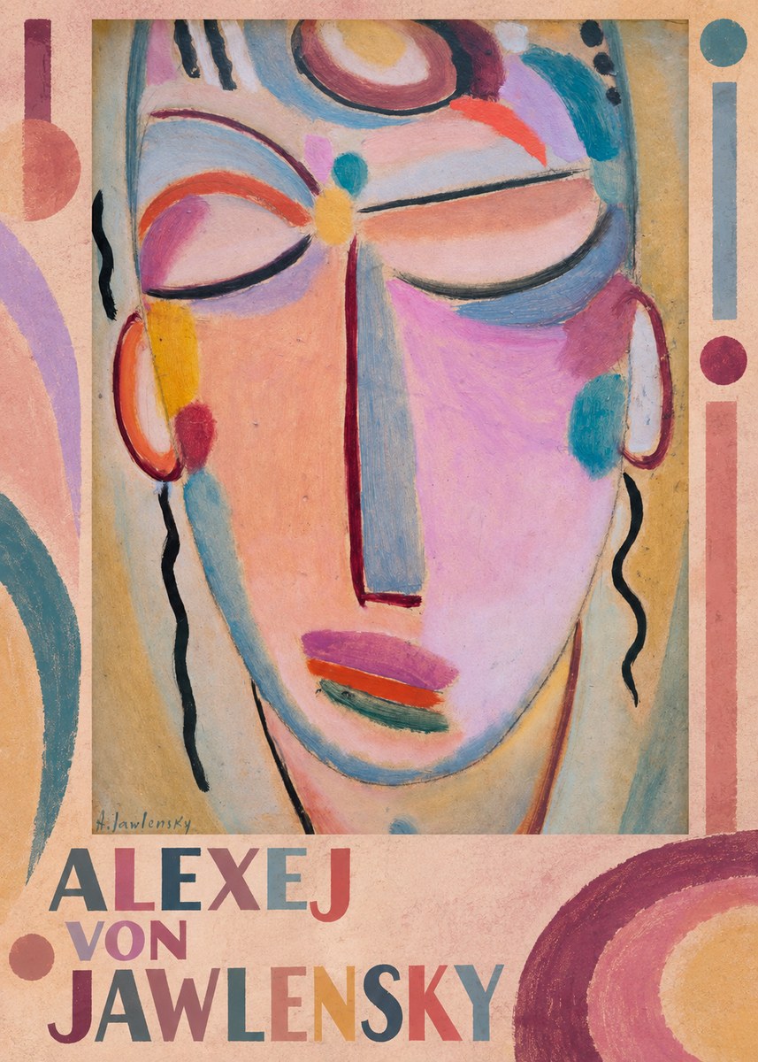 Alexej von Jawlensky Mystic Head No5 - Plakat