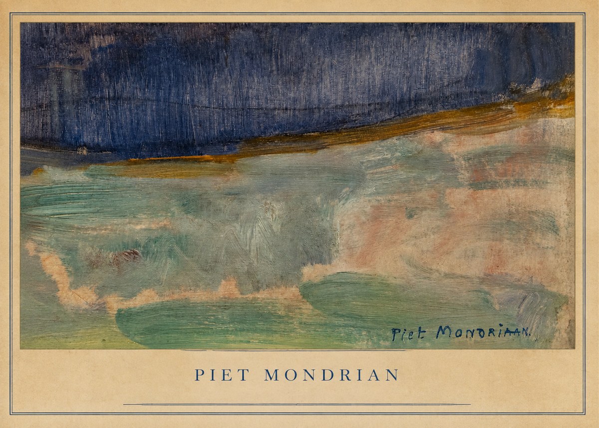 Piet Mondrian Piet Mondrian No2 - Plakat