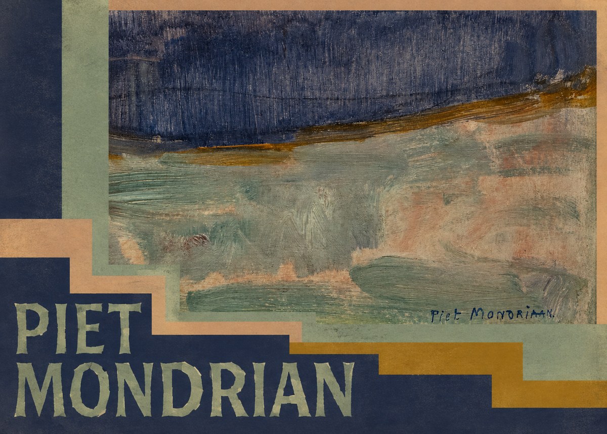 Piet Mondrian Piet Mondrian No4 - Plakat