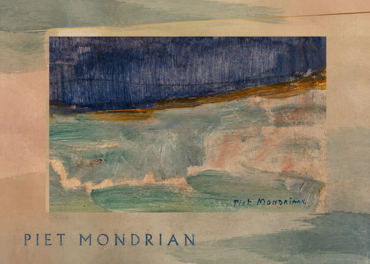 Piet Mondrian Piet Mondrian No5 - Plakat
