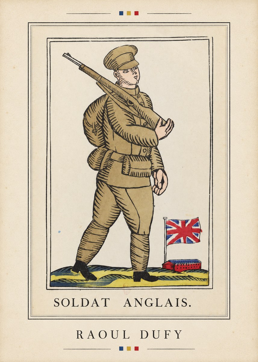 Raoul Dufy Soldat Anglais. No4 - Plakat