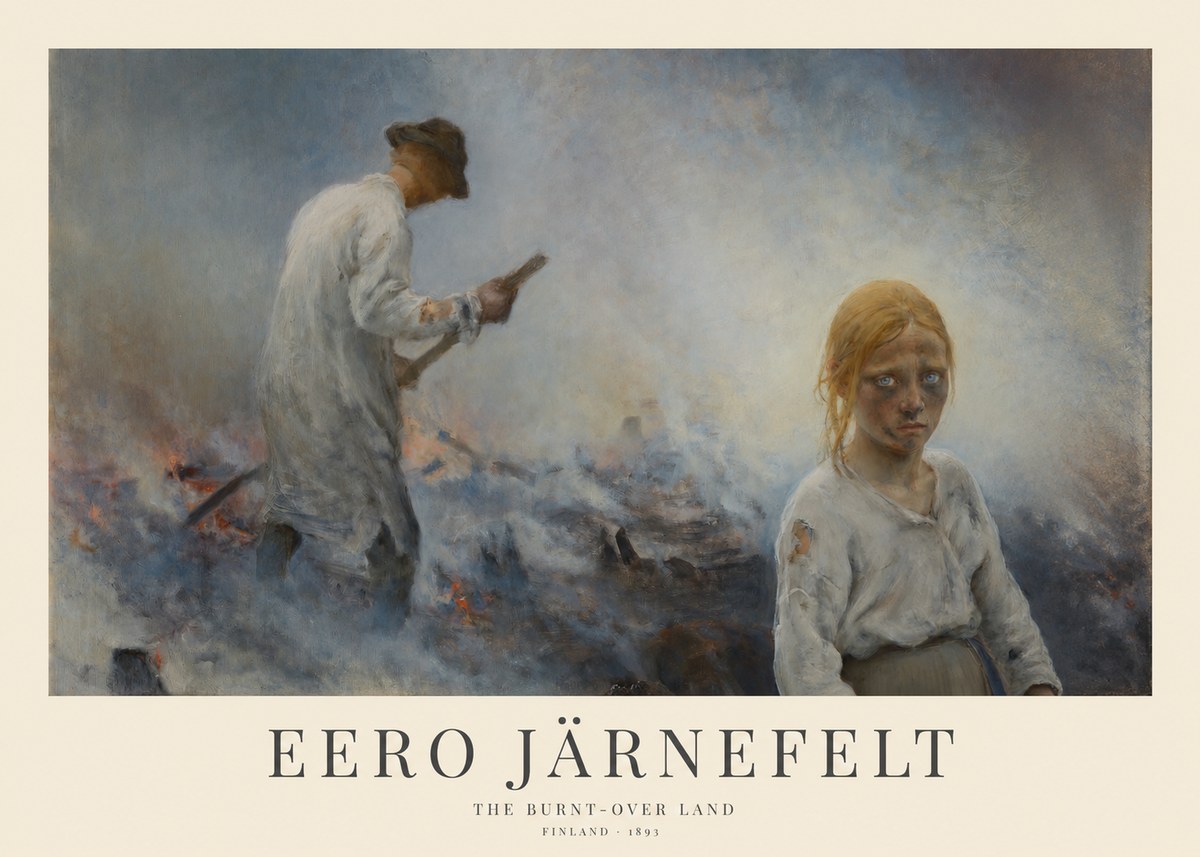 Eero Järnefelt The Burnt-over Land No1 - Plakat